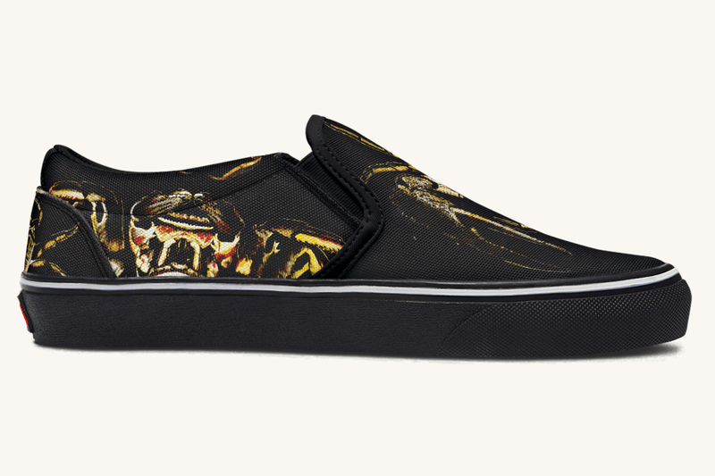 Crawl The Sea Of Stars Black Slip On Shoes - Jaded Lament