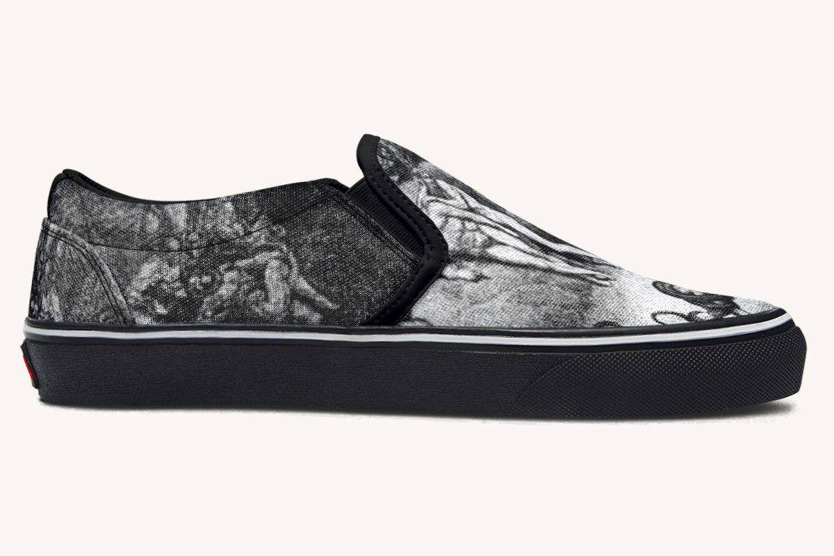 Taken and Twisted Slip On Shoes - Jaded Lament