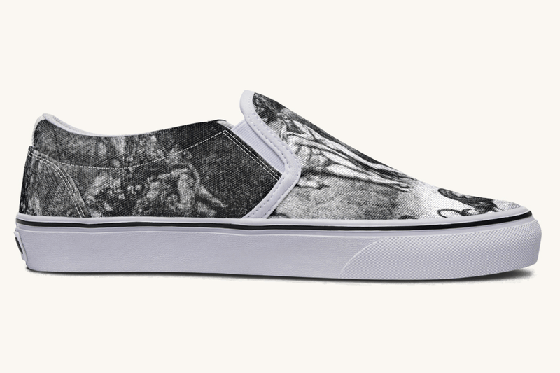 Taken and Twisted Slip On Shoes - Jaded Lament