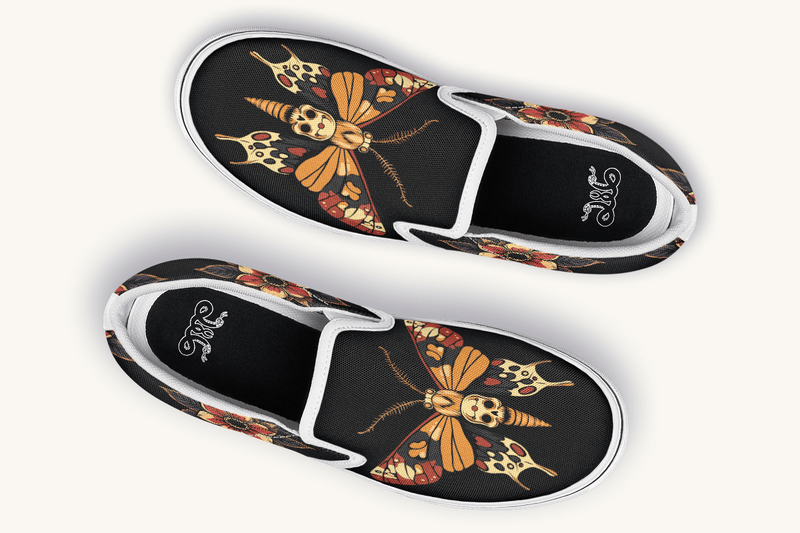Deathmoth Slip On Shoes - Jaded Lament