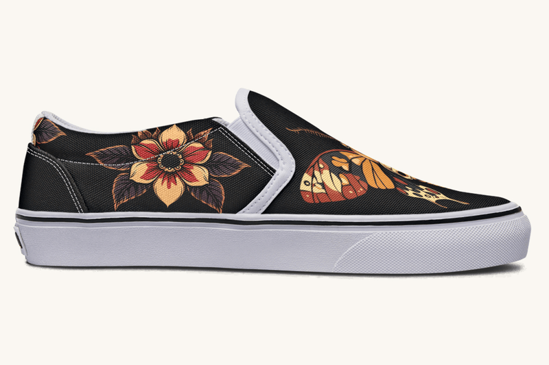 Deathmoth Slip On Shoes - Jaded Lament