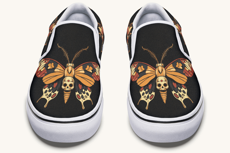Deathmoth Slip On Shoes - Jaded Lament