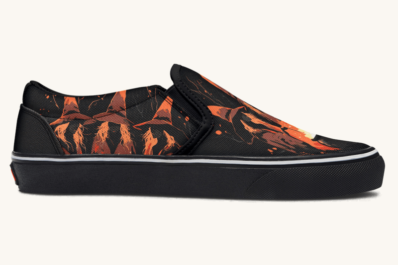 Double Double Toil And Trouble Slip On Shoes - Jaded Lament