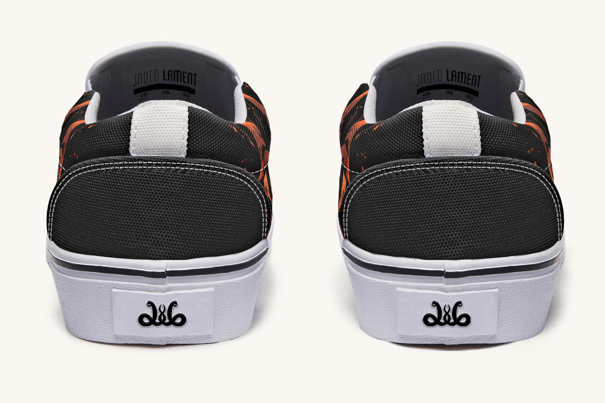 Double Double Toil And Trouble Slip On Shoes - Jaded Lament