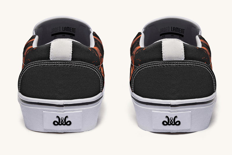 Double Double Toil And Trouble Slip On Shoes - Jaded Lament