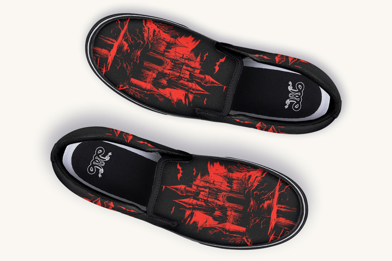 Dracula's Castle Slip On Shoes - Jaded Lament
