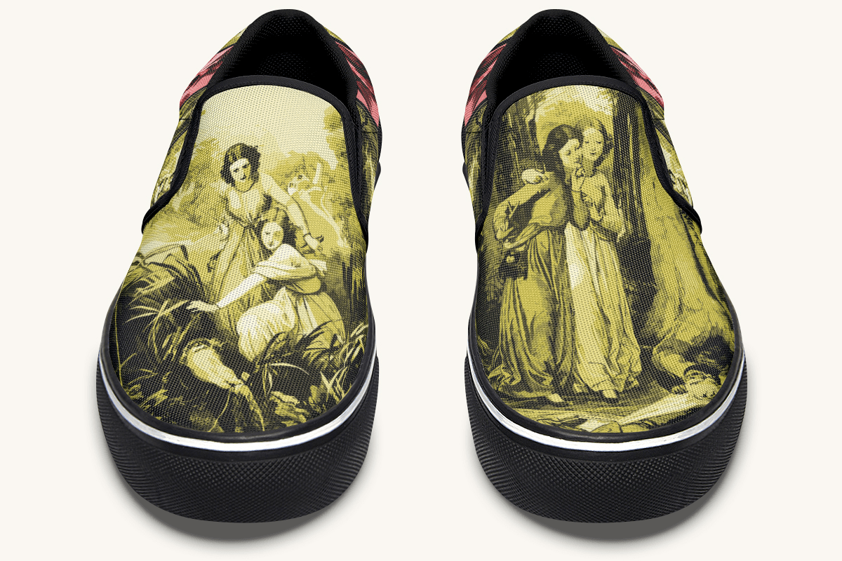 Friends Forever Slip On Shoes - Jaded Lament