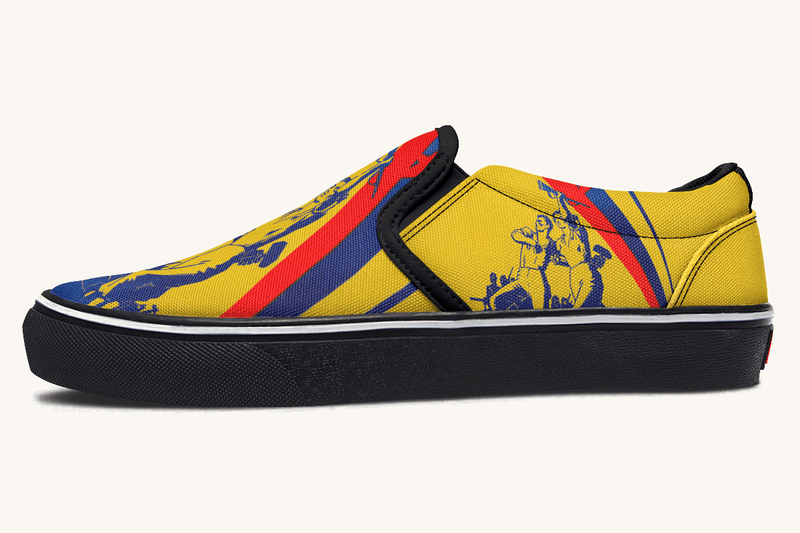 From the Ground We Rise Slip On Shoes - Jaded Lament
