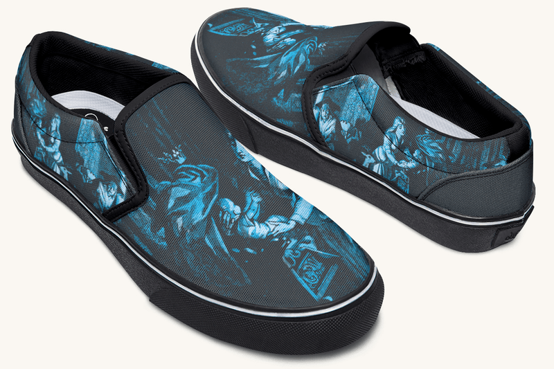 He Never Forgot Her Voice Slip On Shoes - Jaded Lament