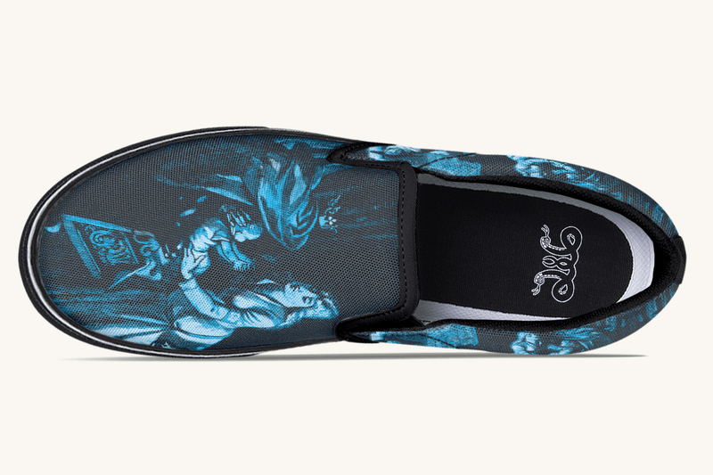 He Never Forgot Her Voice Slip On Shoes - Jaded Lament