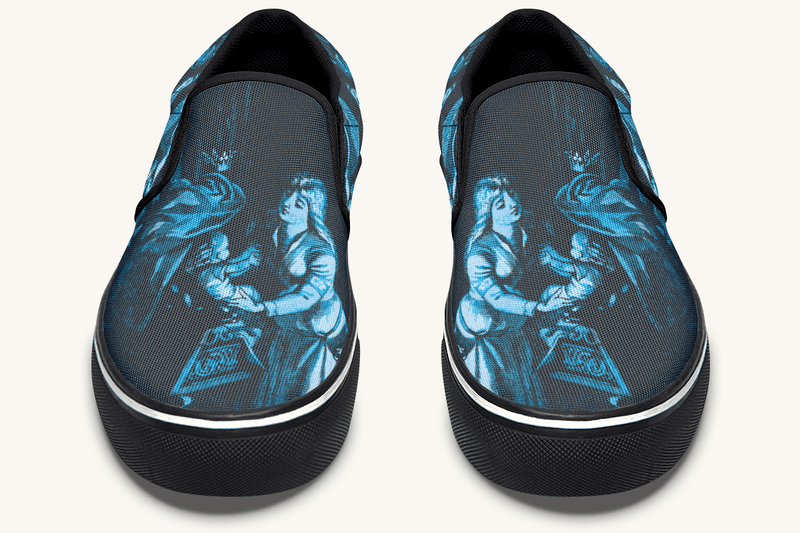 He Never Forgot Her Voice Slip On Shoes - Jaded Lament