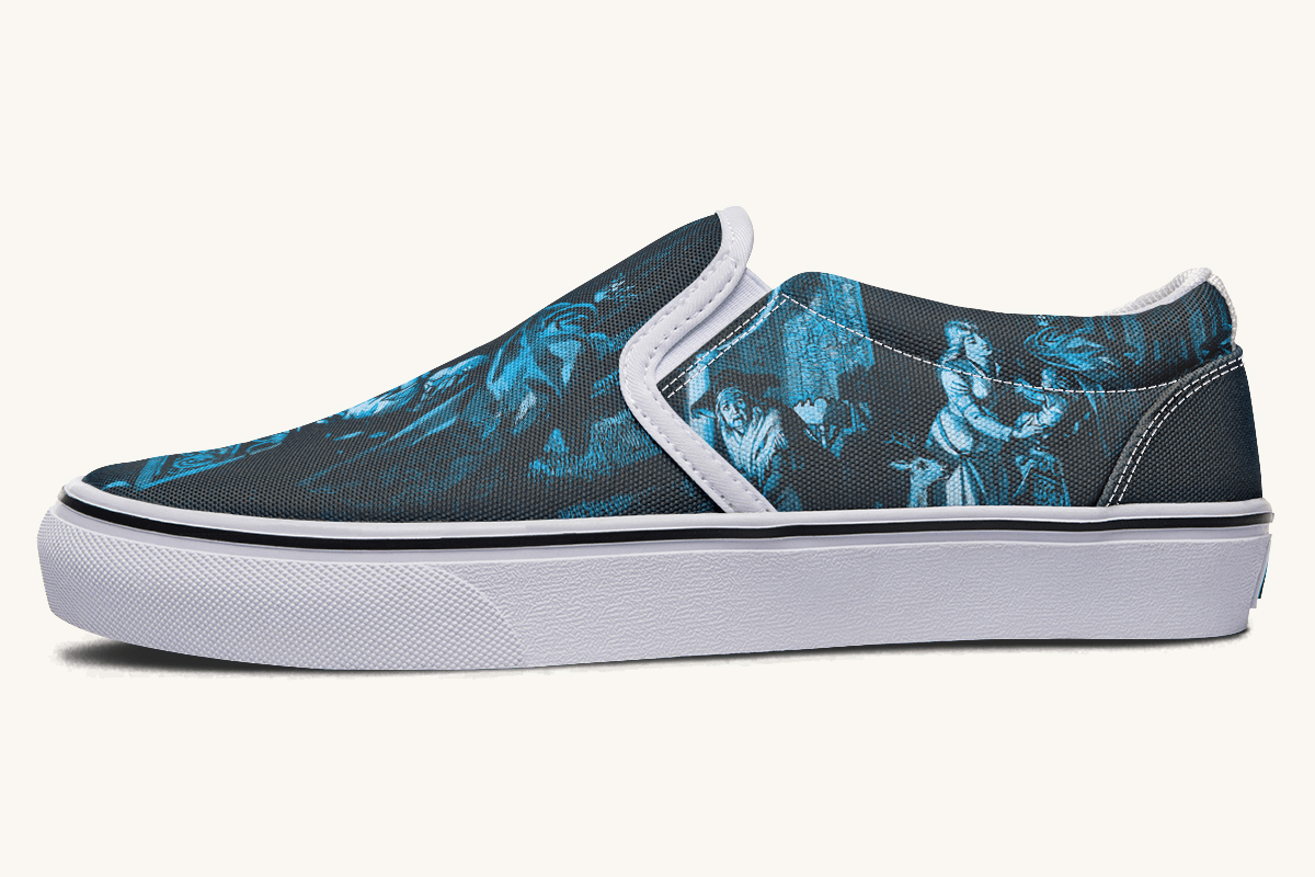 He Never Forgot Her Voice Slip On Shoes - Jaded Lament