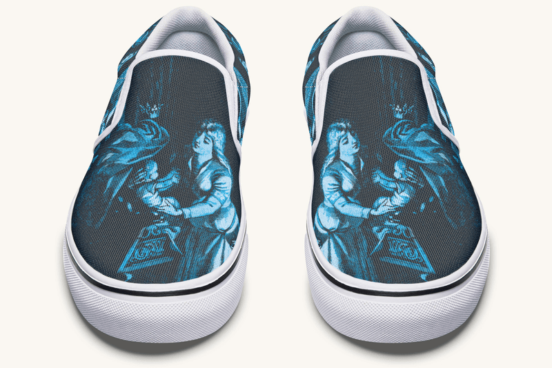 He Never Forgot Her Voice Slip On Shoes - Jaded Lament