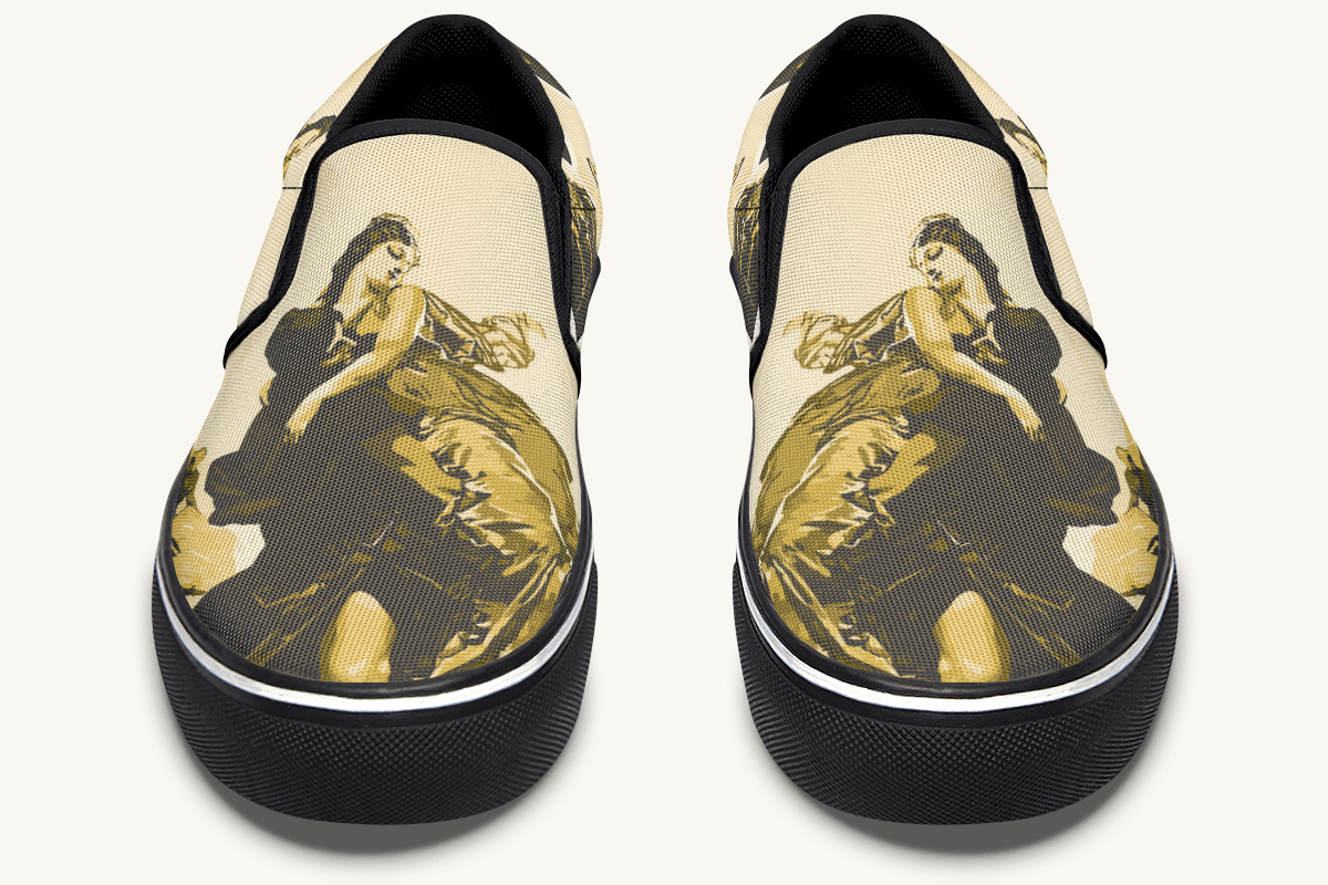Helen Flameborne Slip On Shoes - Jaded Lament