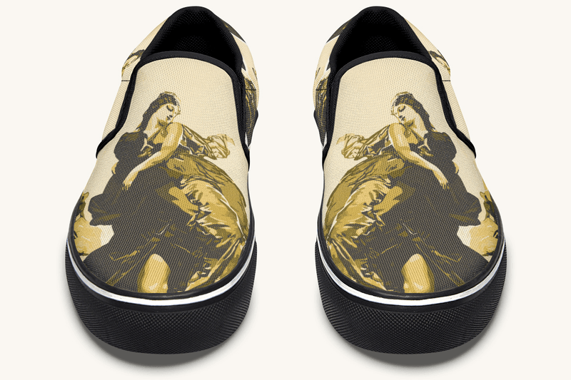 Helen Flameborne Slip On Shoes - Jaded Lament