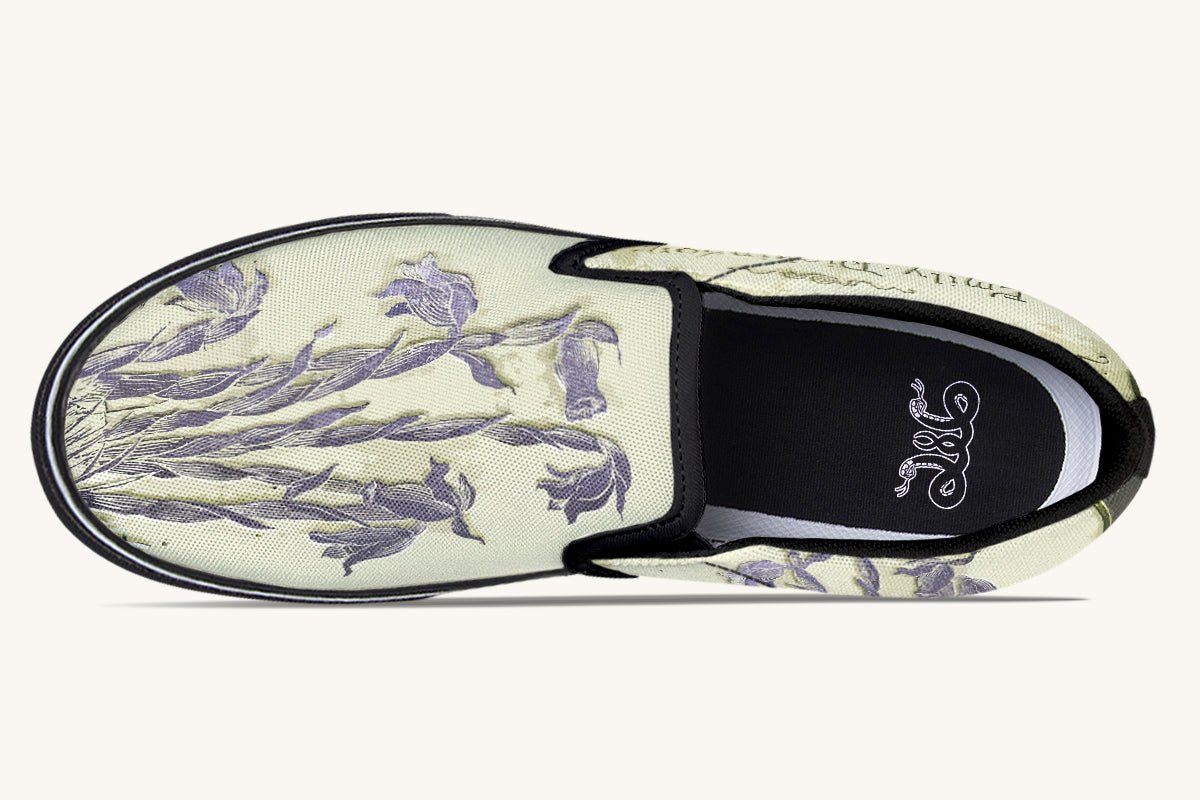 Hope Wears a Feather Slip On Shoes - Jaded Lament