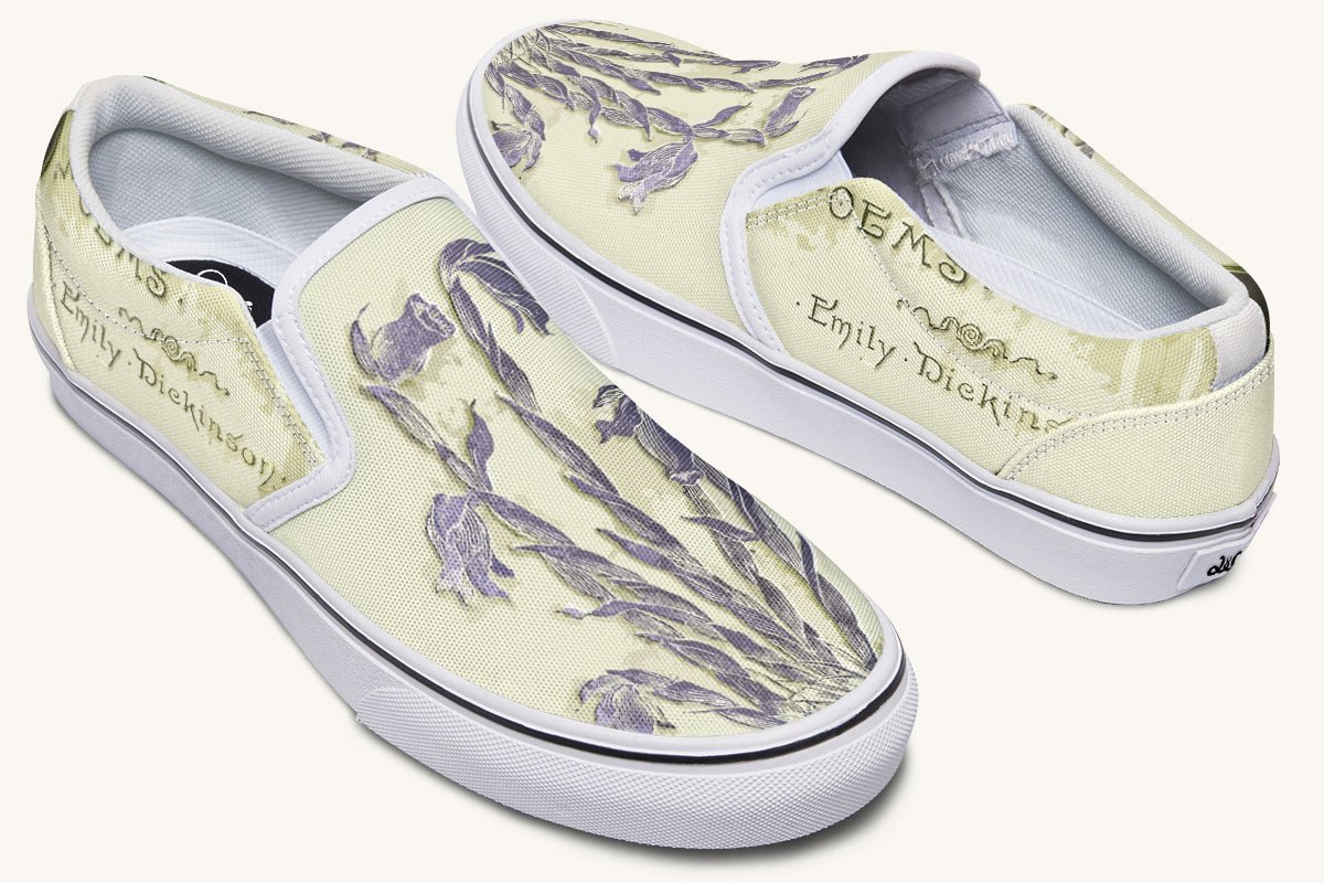 Hope Wears a Feather Slip On Shoes - Jaded Lament