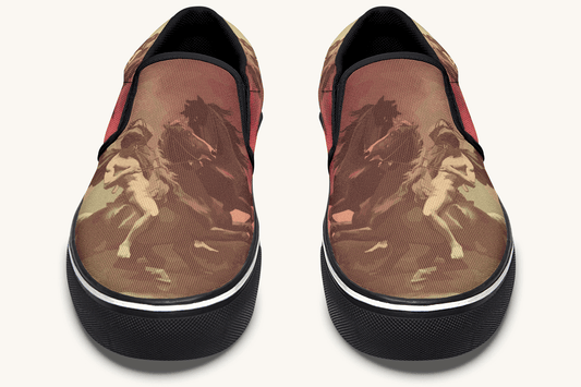 Horse of The Gods Slip On Shoes - Jaded Lament