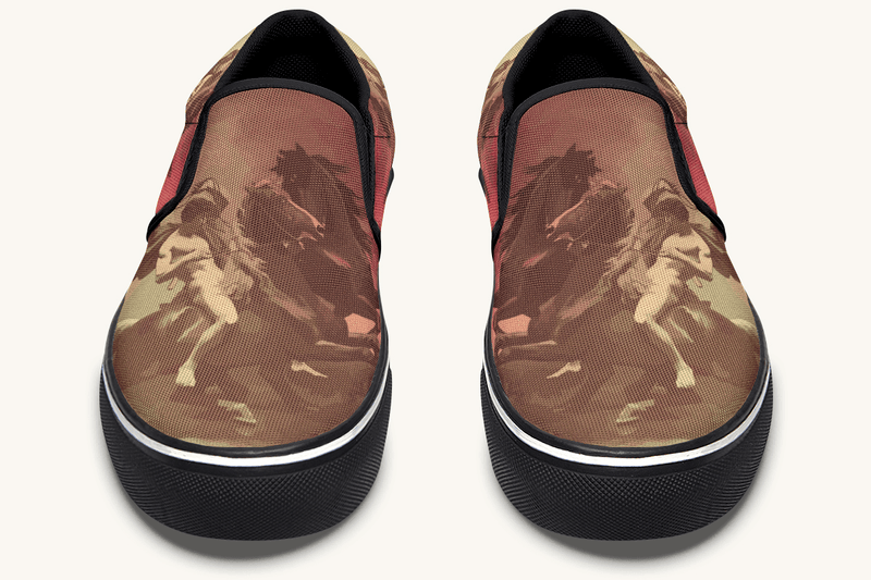 Horse of The Gods Slip On Shoes - Jaded Lament