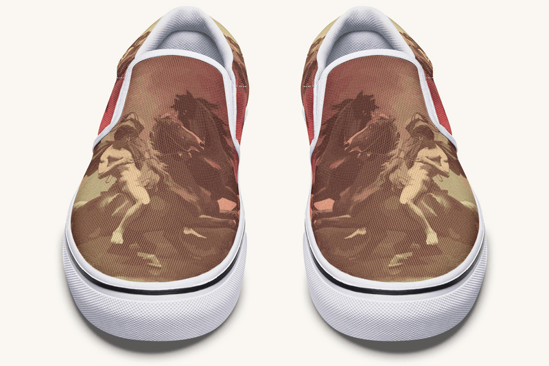 Horse of The Gods Slip On Shoes - Jaded Lament