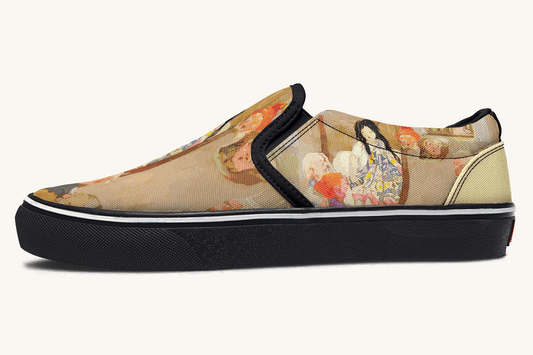 House Of Gentle Shadows Slip On Shoes - Jaded Lament