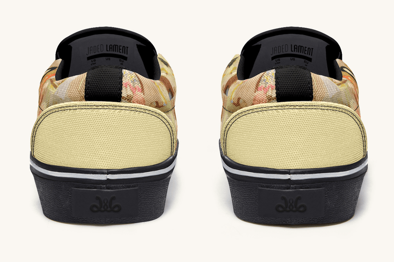 House Of Gentle Shadows Slip On Shoes - Jaded Lament