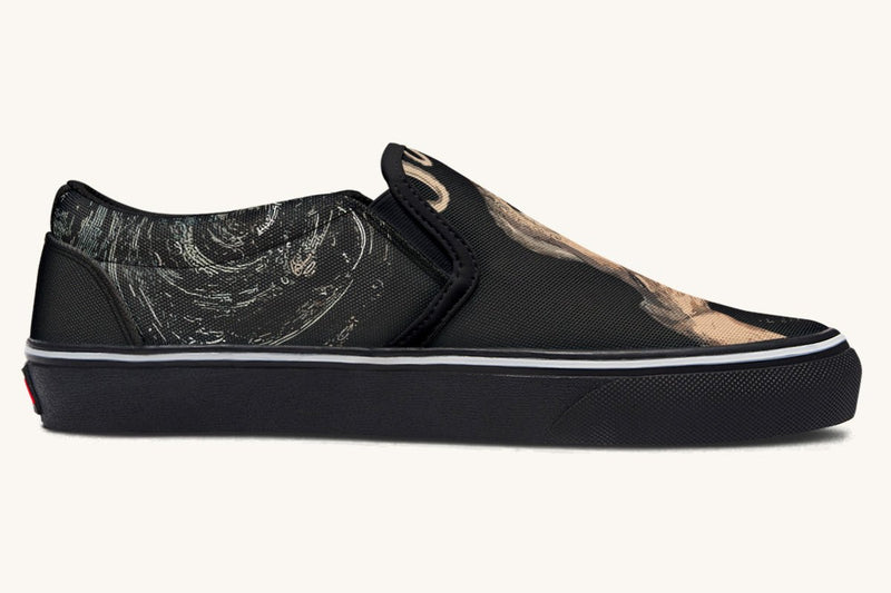 Kraken Unleashed Black Slip On Shoes - Jaded Lament