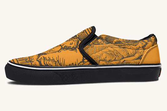 Lament Of The Carved Slip On Shoes - Jaded Lament