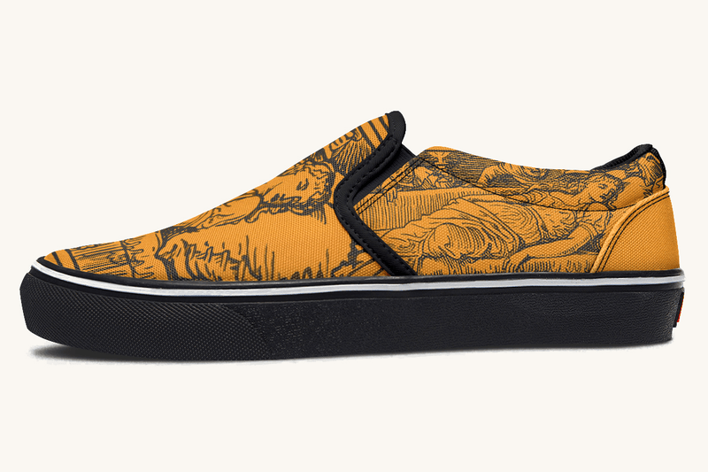 Lament Of The Carved Slip On Shoes - Jaded Lament