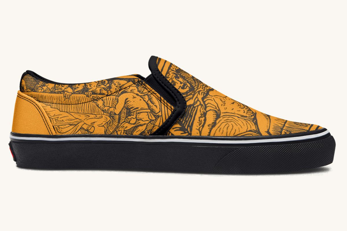 Lament Of The Carved Slip On Shoes - Jaded Lament