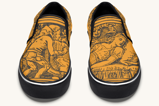 Lament Of The Carved Slip On Shoes - Jaded Lament