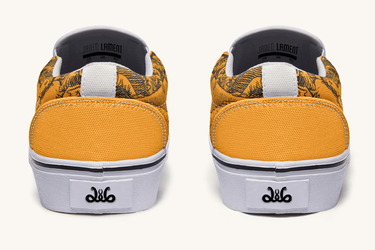 Lament Of The Carved Slip On Shoes - Jaded Lament