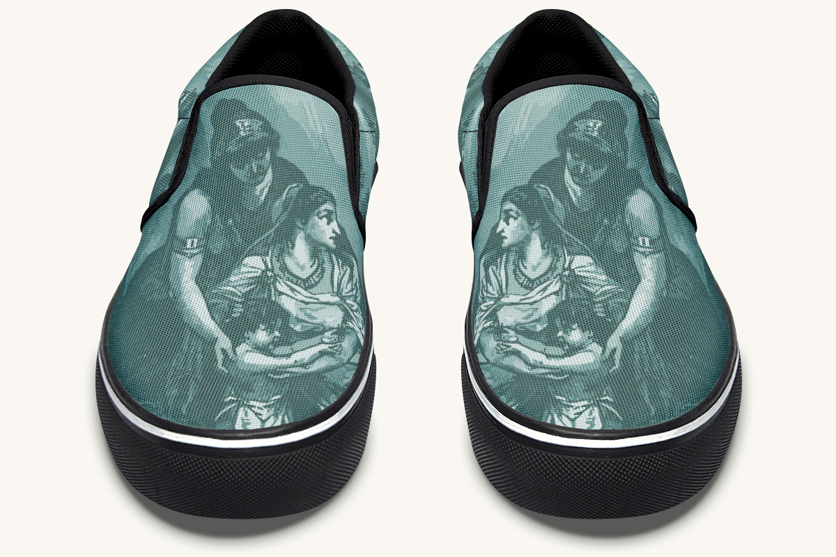 Last Plea Of Iphigenia Slip On Shoes - Jaded Lament