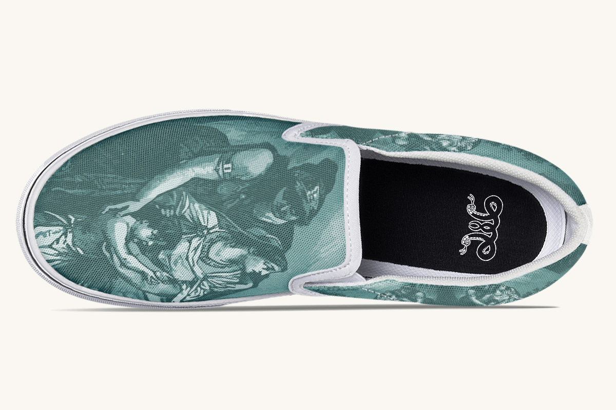 Last Plea Of Iphigenia Slip On Shoes - Jaded Lament