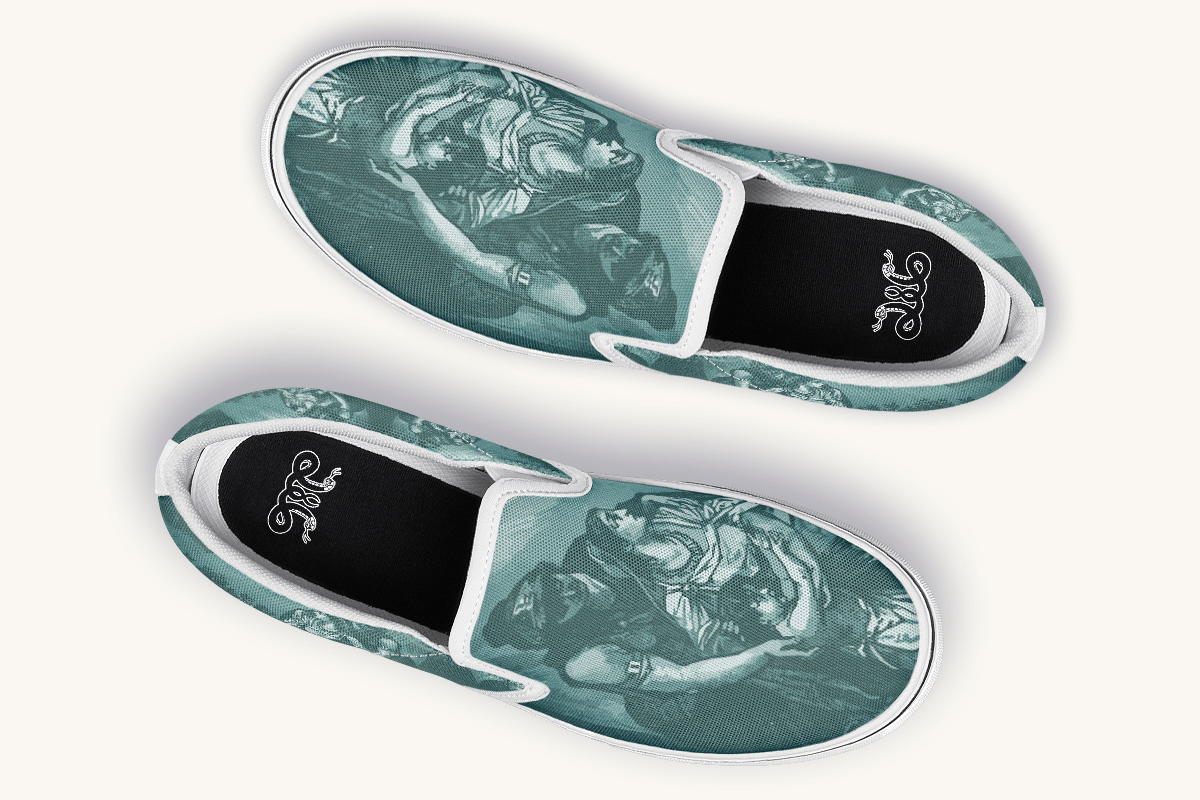 Last Plea Of Iphigenia Slip On Shoes - Jaded Lament