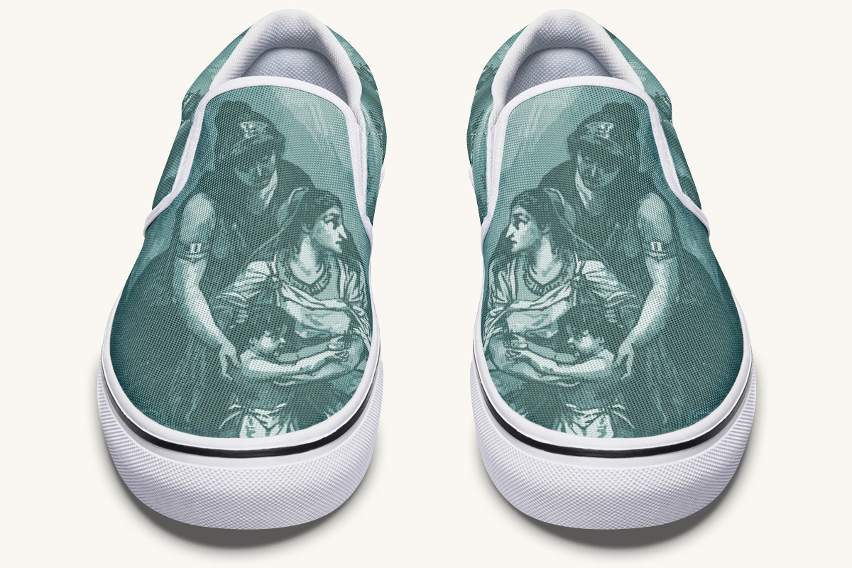 Last Plea Of Iphigenia Slip On Shoes - Jaded Lament