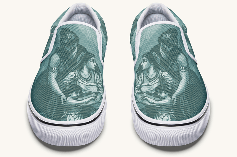 Last Plea Of Iphigenia Slip On Shoes - Jaded Lament