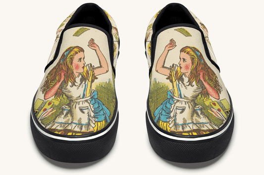 Let The Cards Fall Slip On Shoes - Jaded Lament