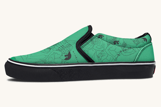 Love Gods In Flight Slip On Shoes - Jaded Lament