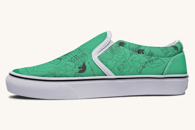 Love Gods In Flight Slip On Shoes - Jaded Lament