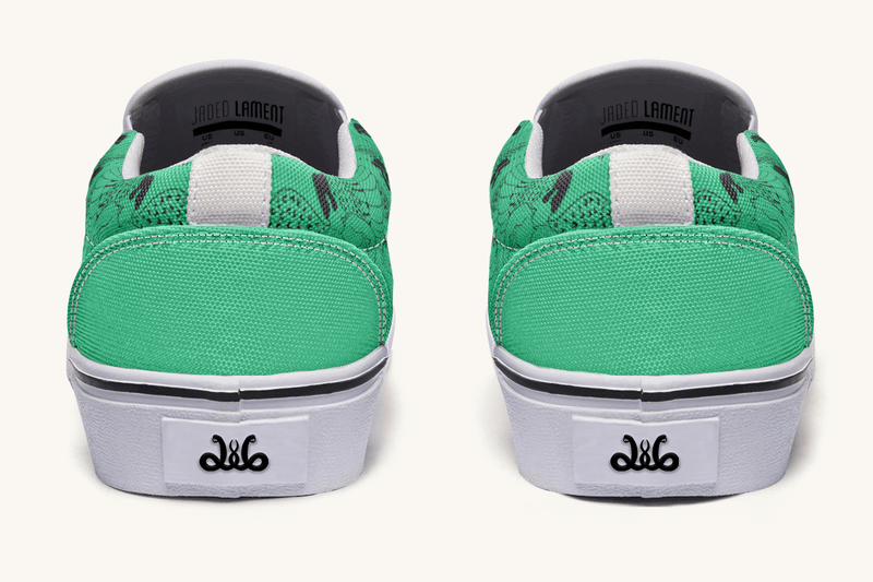 Love Gods In Flight Slip On Shoes - Jaded Lament