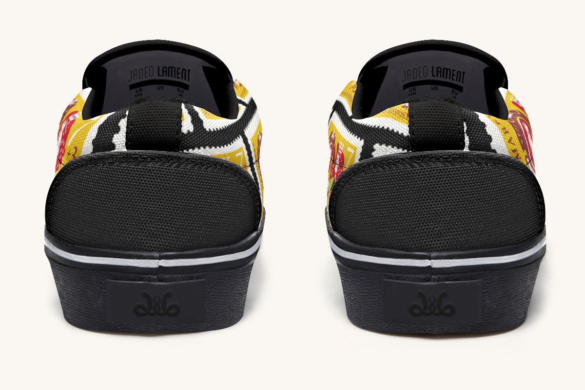 Mirrored Kingdom Slip On Shoes - Jaded Lament