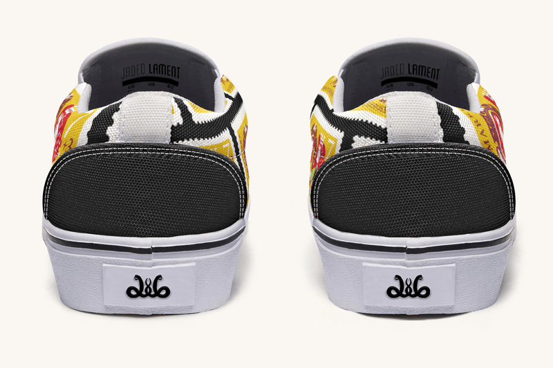 Mirrored Kingdom Slip On Shoes - Jaded Lament