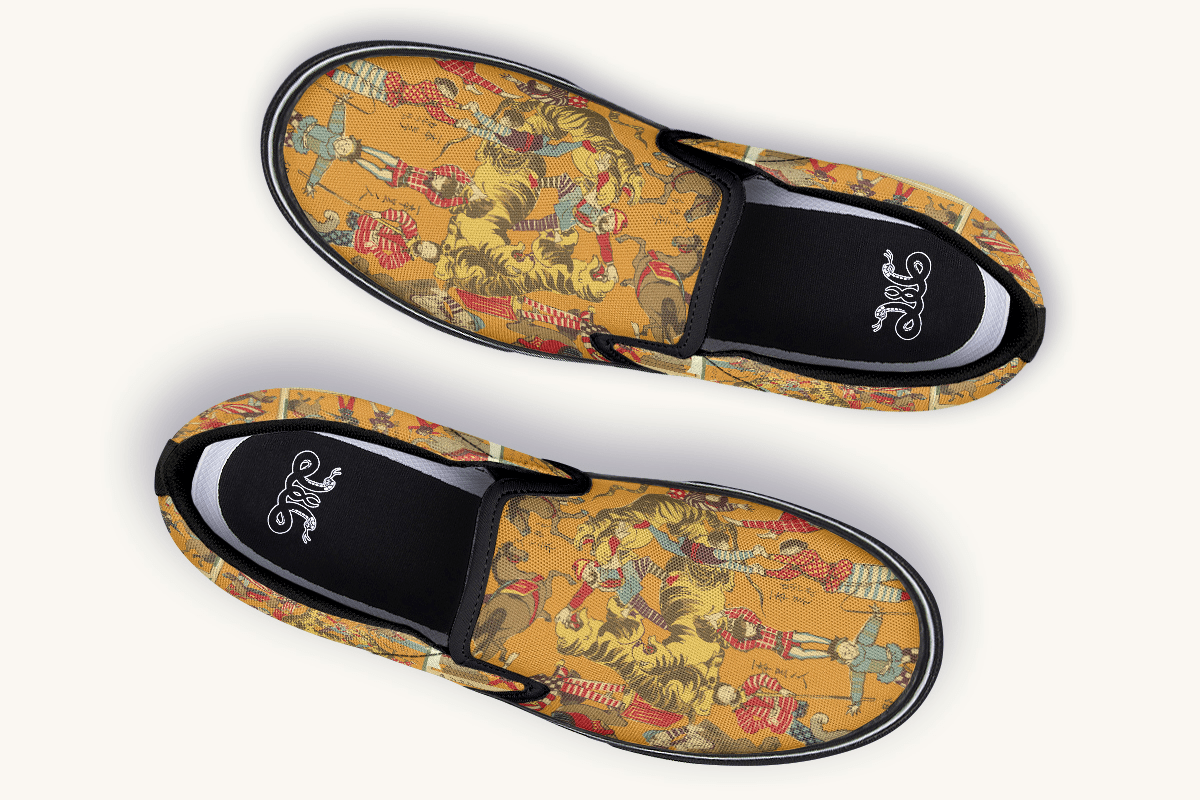 Mischief Parade Slip On Shoes - Jaded Lament