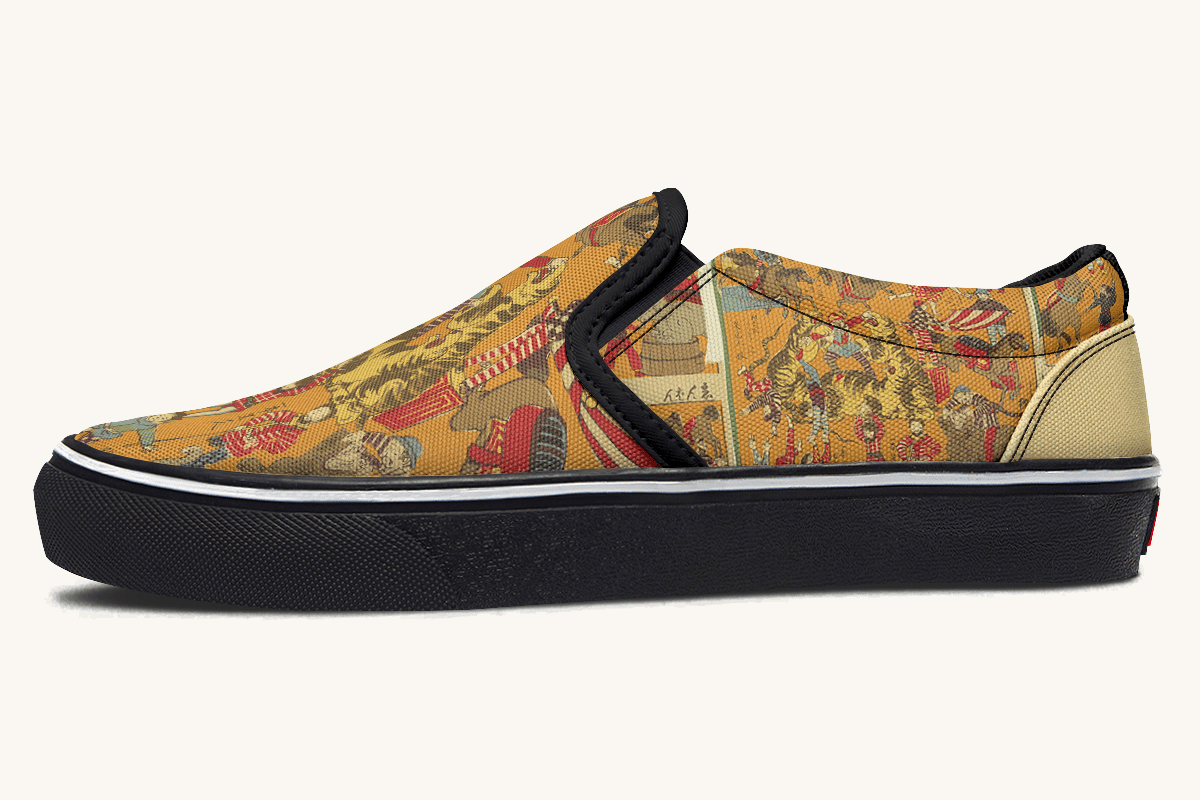 Mischief Parade Slip On Shoes - Jaded Lament