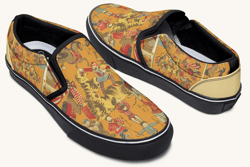Mischief Parade Slip On Shoes - Jaded Lament