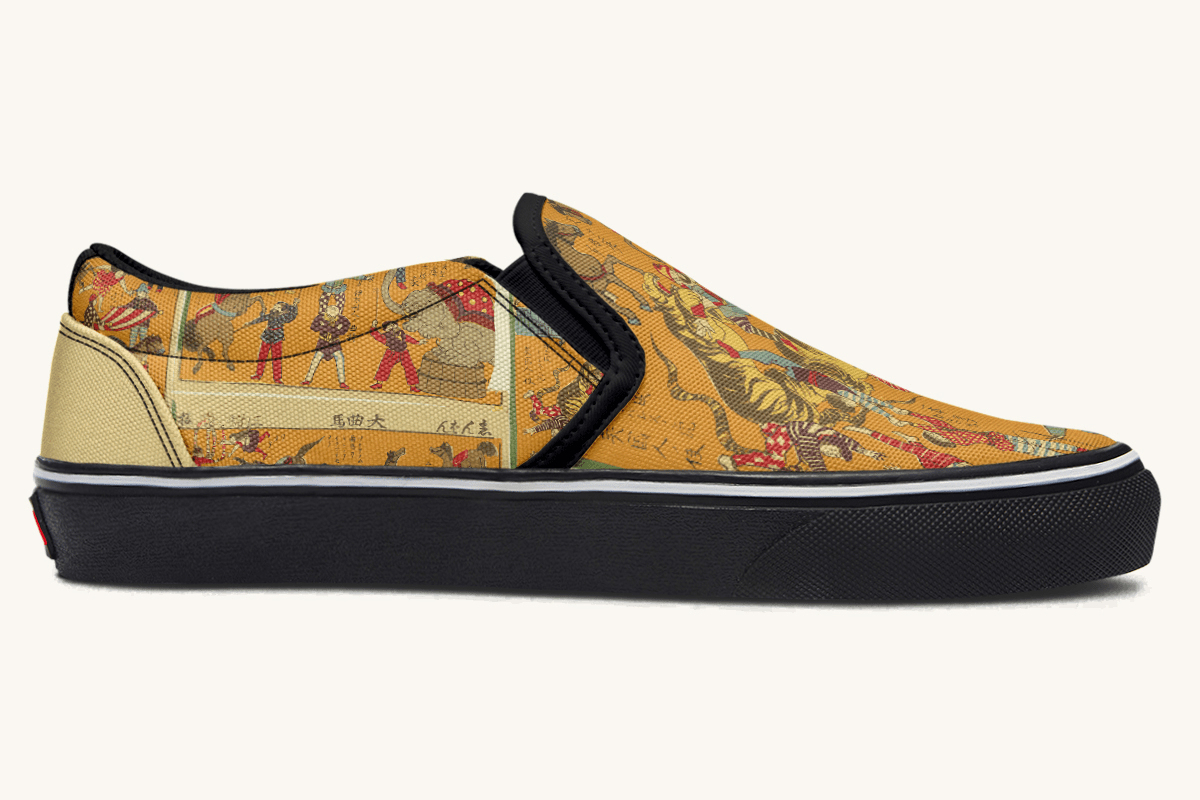 Mischief Parade Slip On Shoes - Jaded Lament