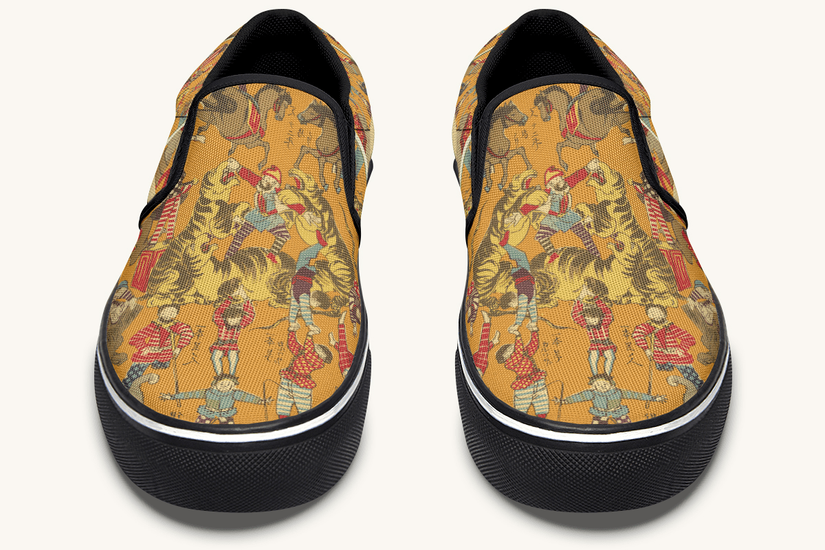 Mischief Parade Slip On Shoes - Jaded Lament