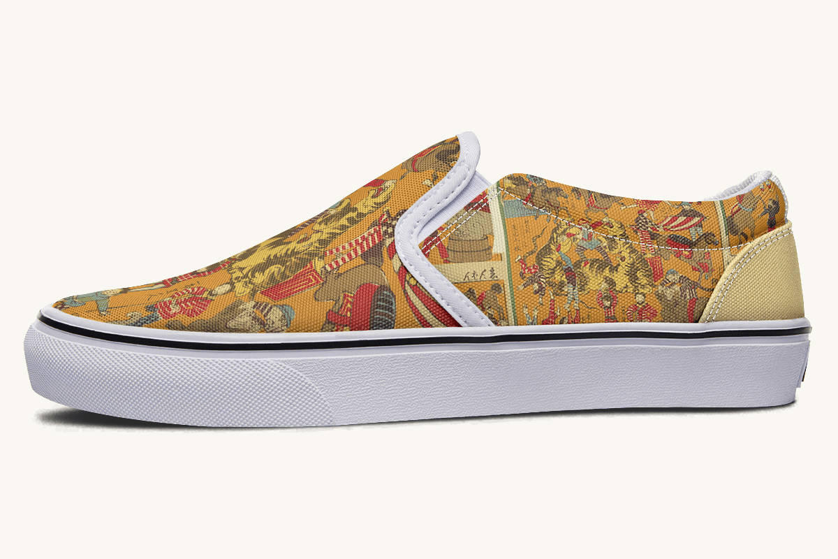 Mischief Parade Slip On Shoes - Jaded Lament