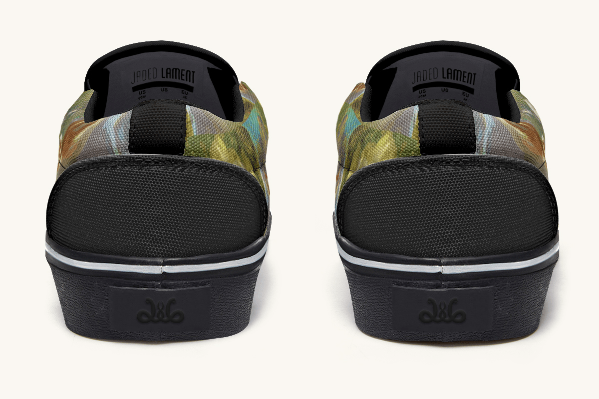 Ophelia in The River Slip On Shoes - Jaded Lament
